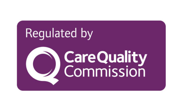 Regulated by Care Quality Commission logo