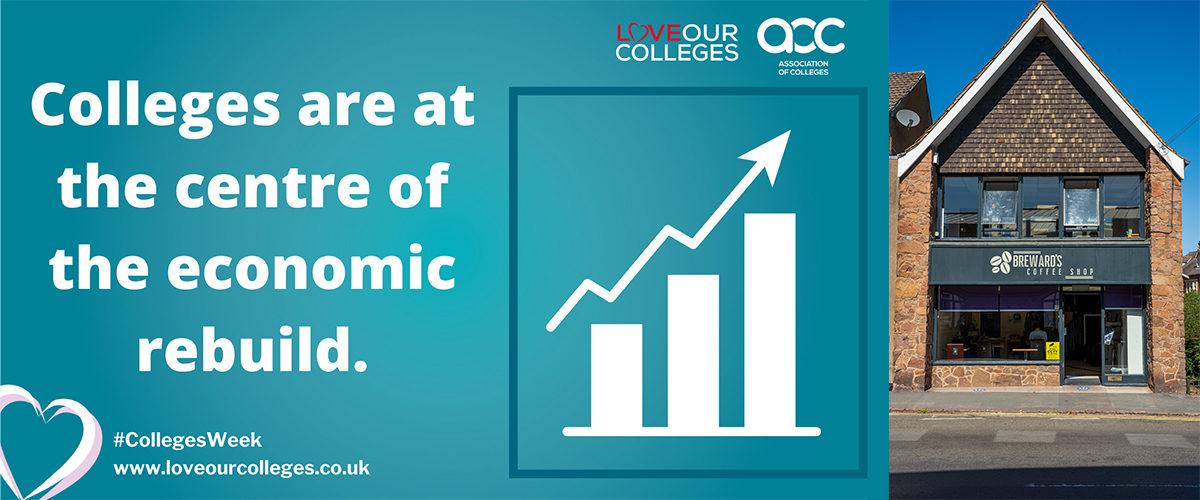 Colleges are at the centre of the economic rebuild infographic