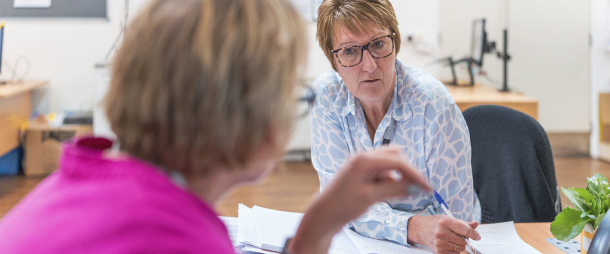 Staff in a meeting