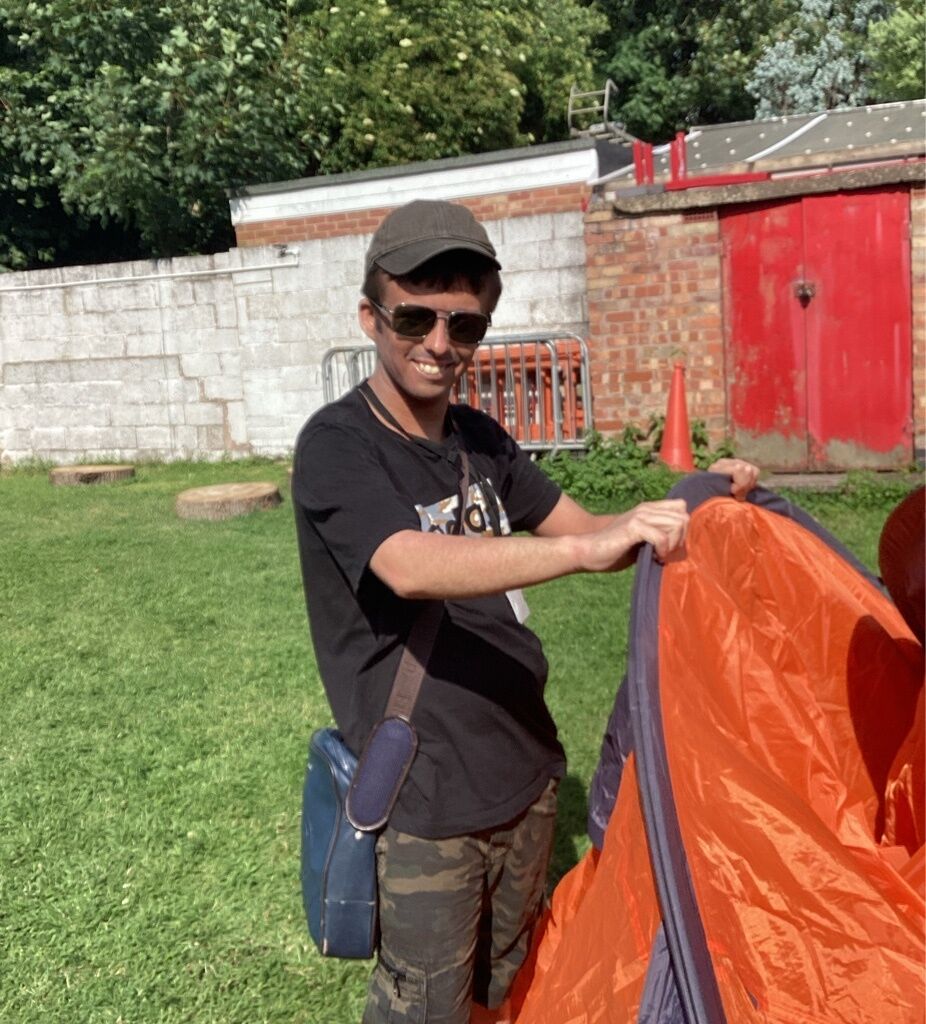 DofE tent pitching