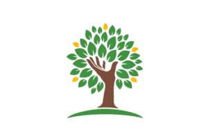 Homefield College logo icon of a tree