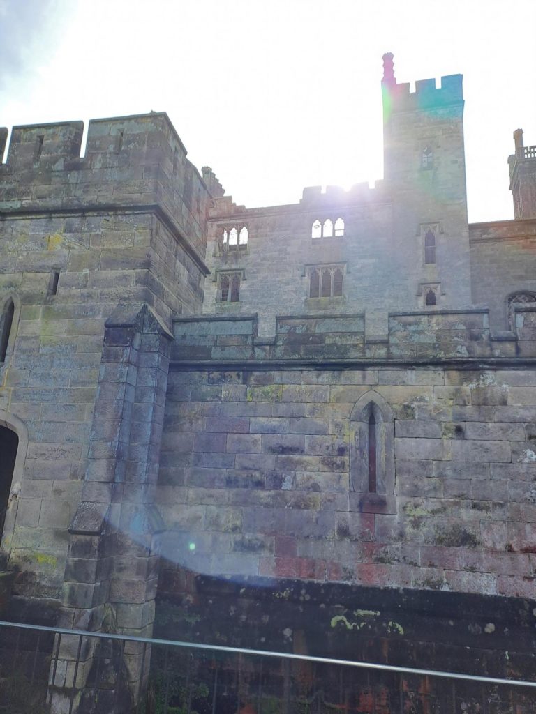 Picture of the castle at Alton Towers Theme Park in the sun