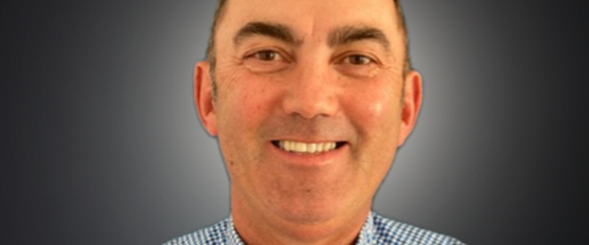 Headshot of trustee Stephen Davies, smiling at the camera