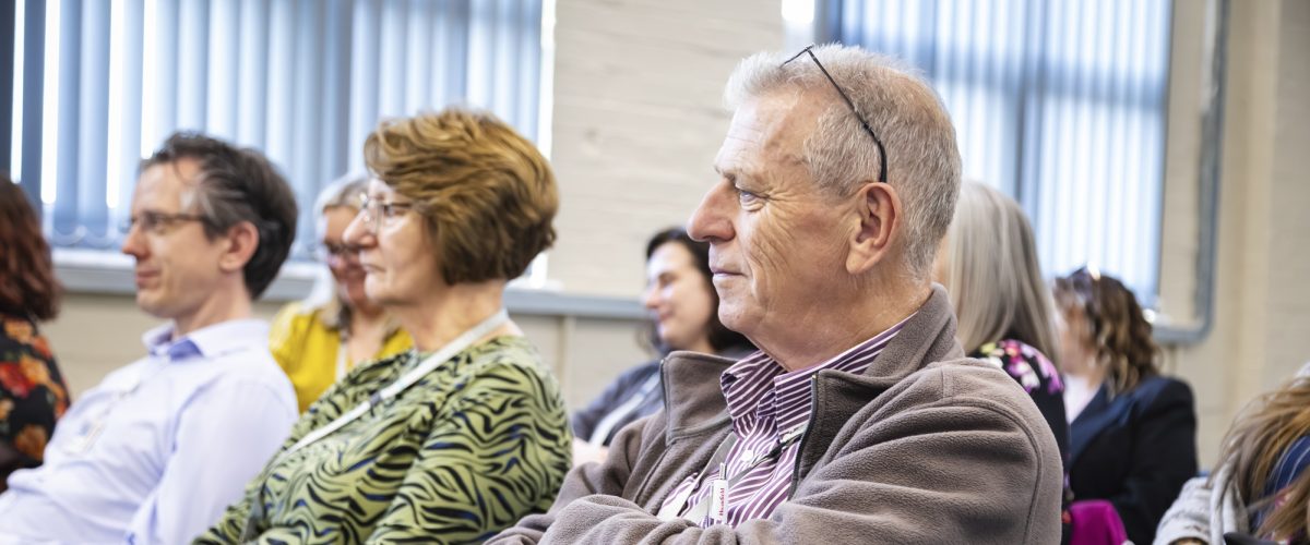 Staff member Peter in a meeting