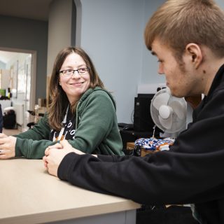 Tutor supporting students