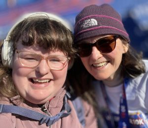 A selfie of alumna Finola and her mother, Eithne.