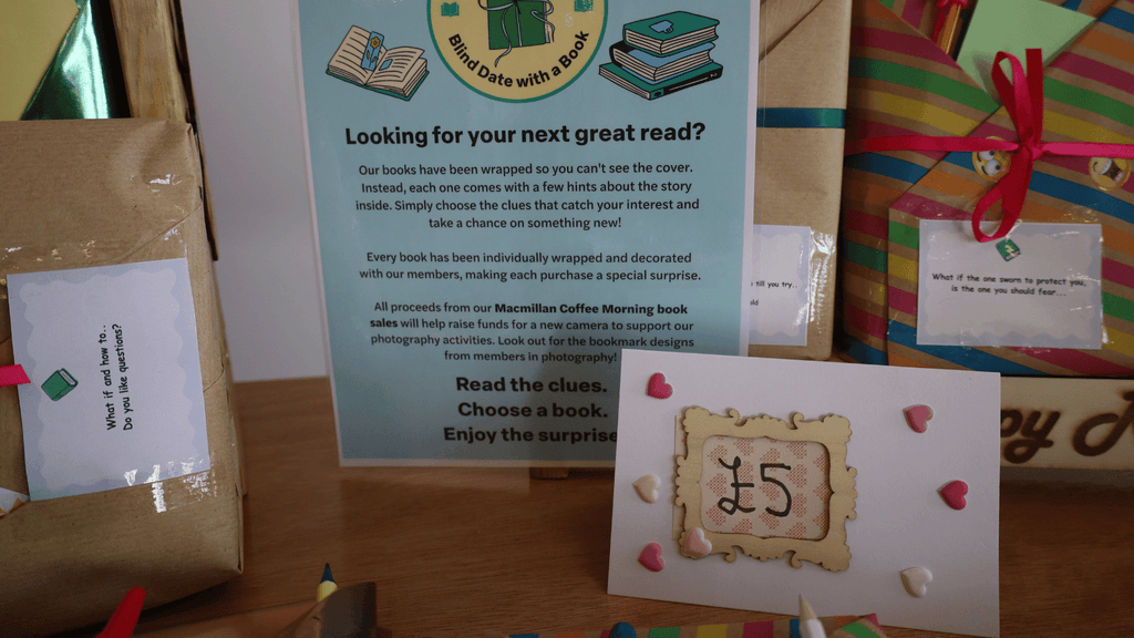 the "blind date with a book" stall